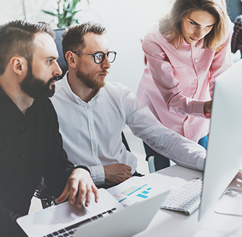 Business People on the Computer